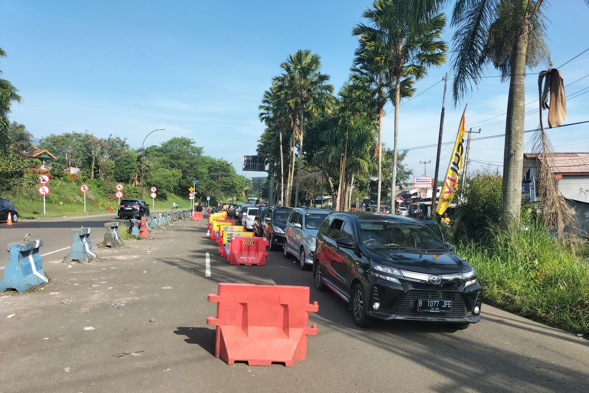 260.000 mobil masuki kawasan Puncak Bogor pada H+1 hingga H+3 Lebaran