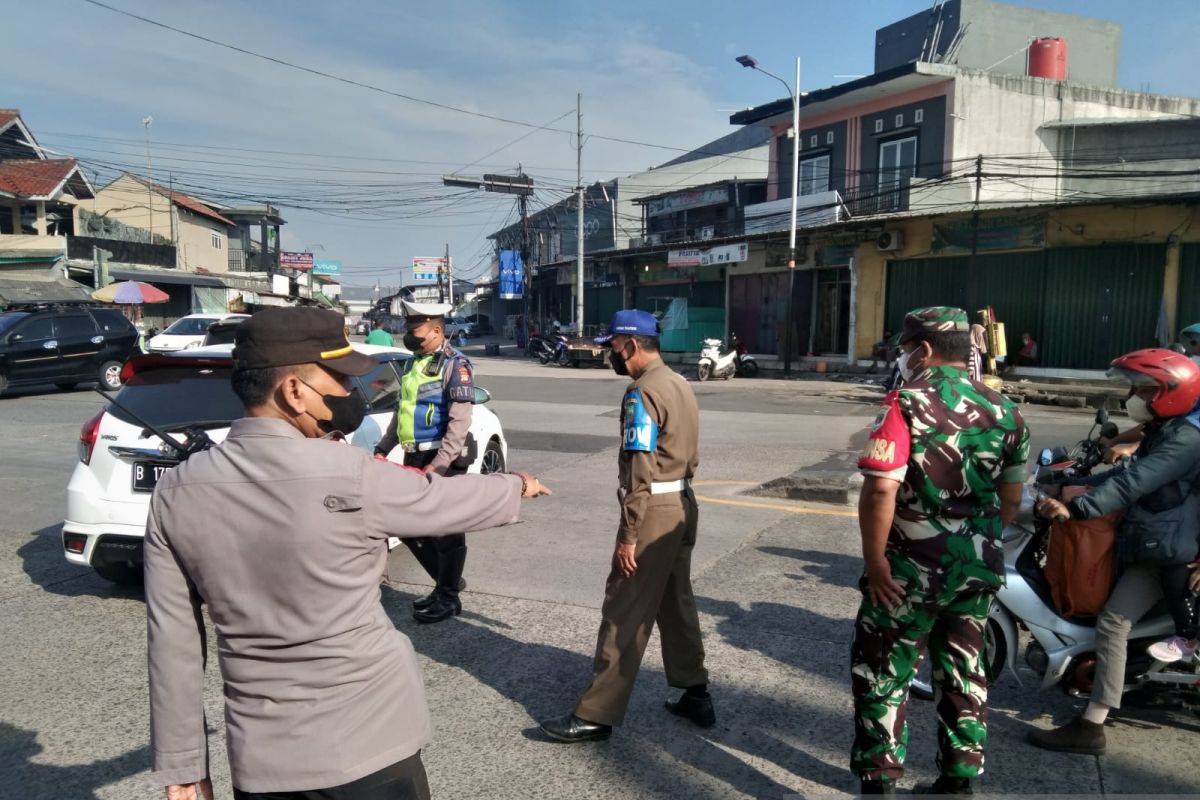 Pemudik sepeda motor mulai ramai di jalan arteri Tangerang