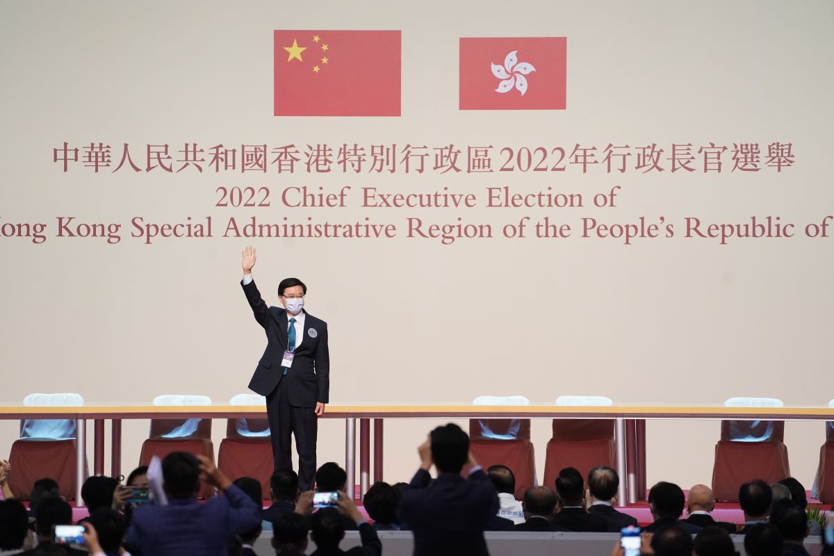 John Lee dipilih sebagai kepala eksekutif periode keenam SAR Hong Kong