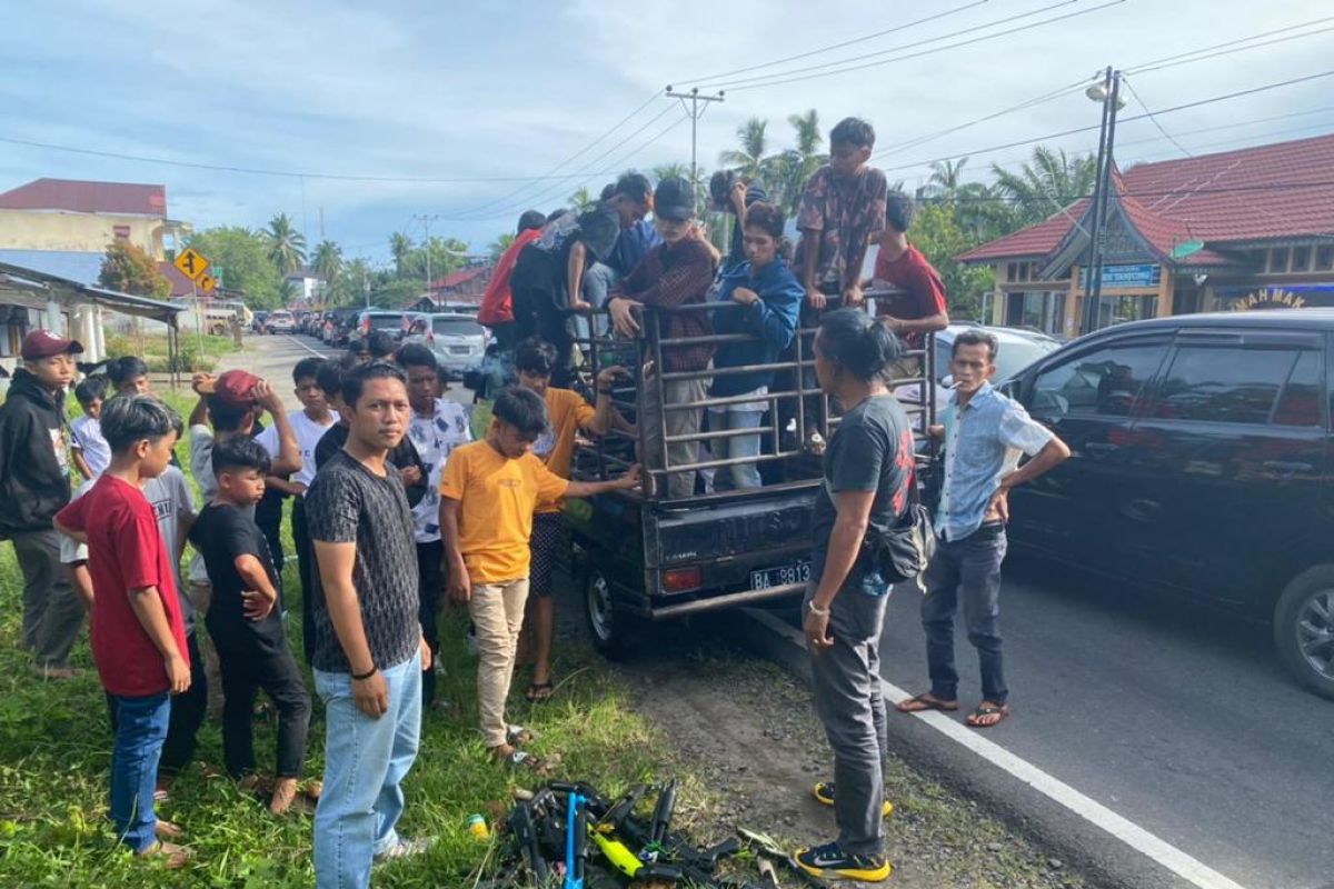 Polres Agam sita 87 pucuk pistol mainan selama libur Lebaran