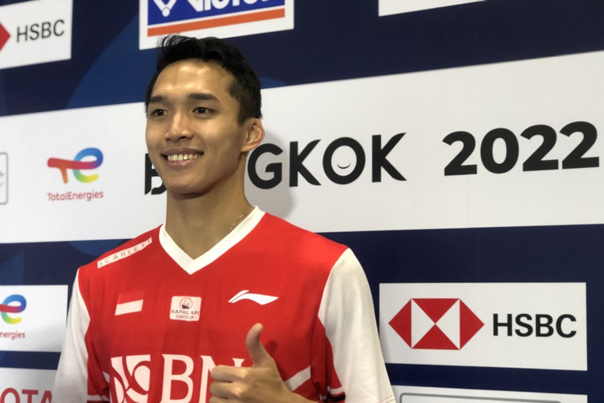 Jonatan bawa Indonesia unggul 2-1 dari Singapura di Piala Thomas