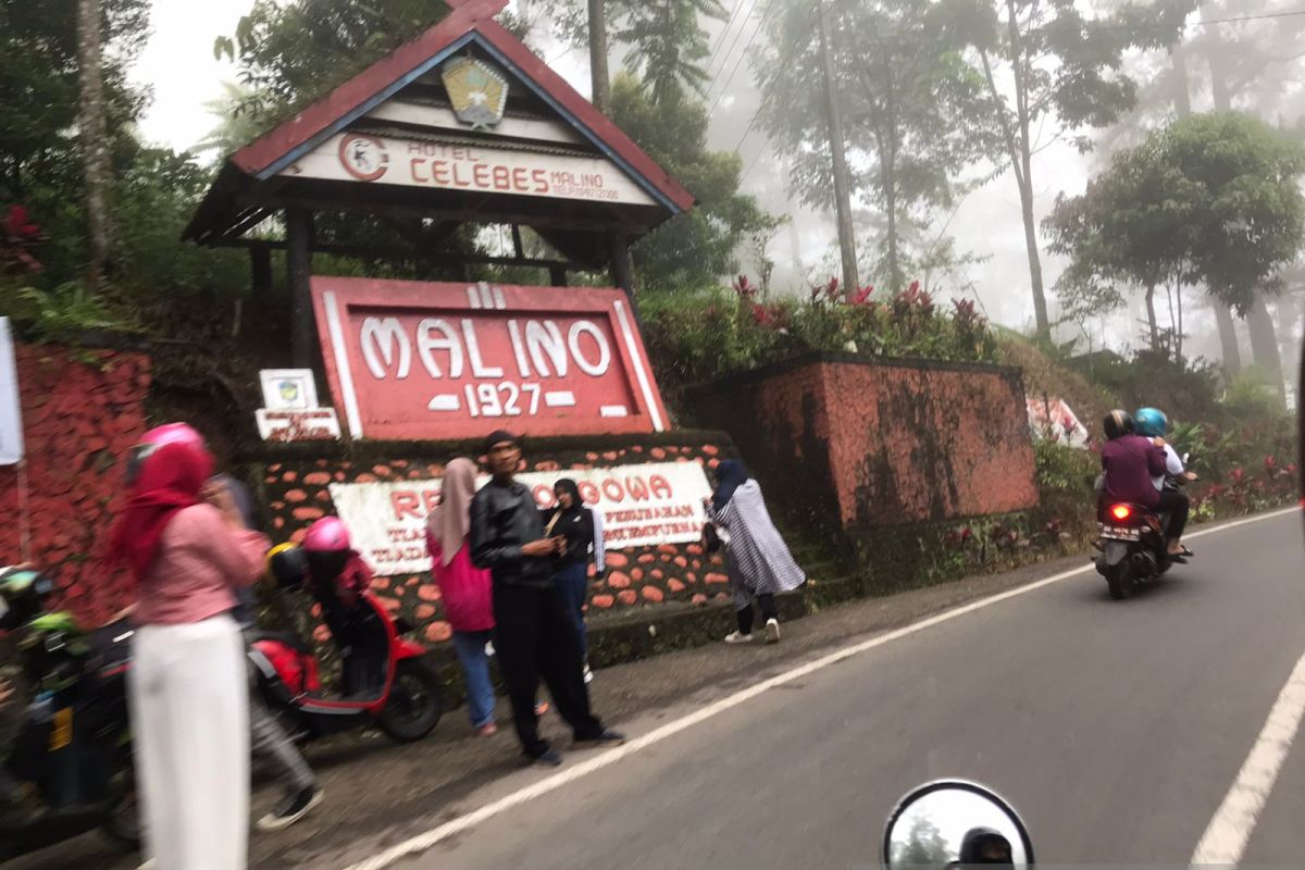 Objek wisata alam Malino ramai dikunjungi pada akhir liburan