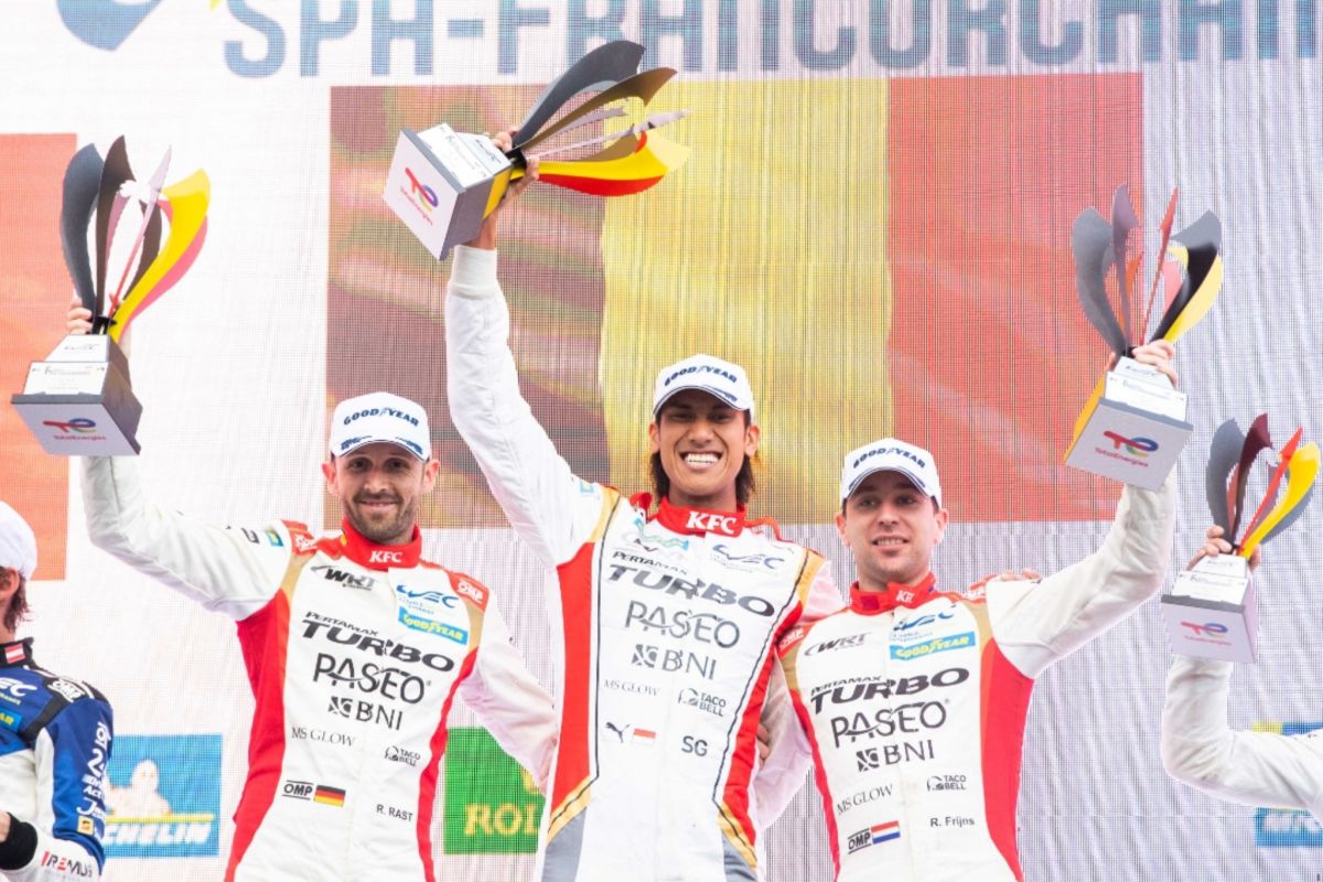 Sean Gelael bantu WRT #31 rebut kemenangan di Spa-Francorhamps