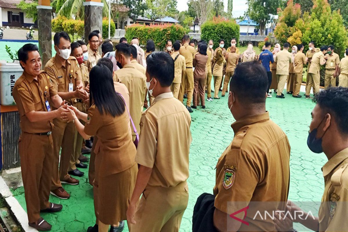 Perkuat silaturahim, Dinas PUPR Barut gelar halalbihalal