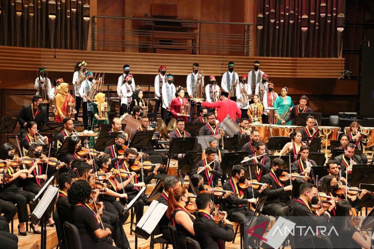 KBRI Caracas mainkan angklung bersama orkestra dunia El Sistema