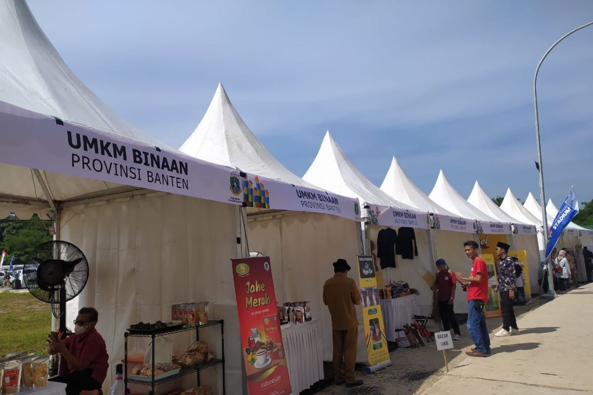 Peresmian Banten International Stadium dimeriahkan Pameran produk UMKM