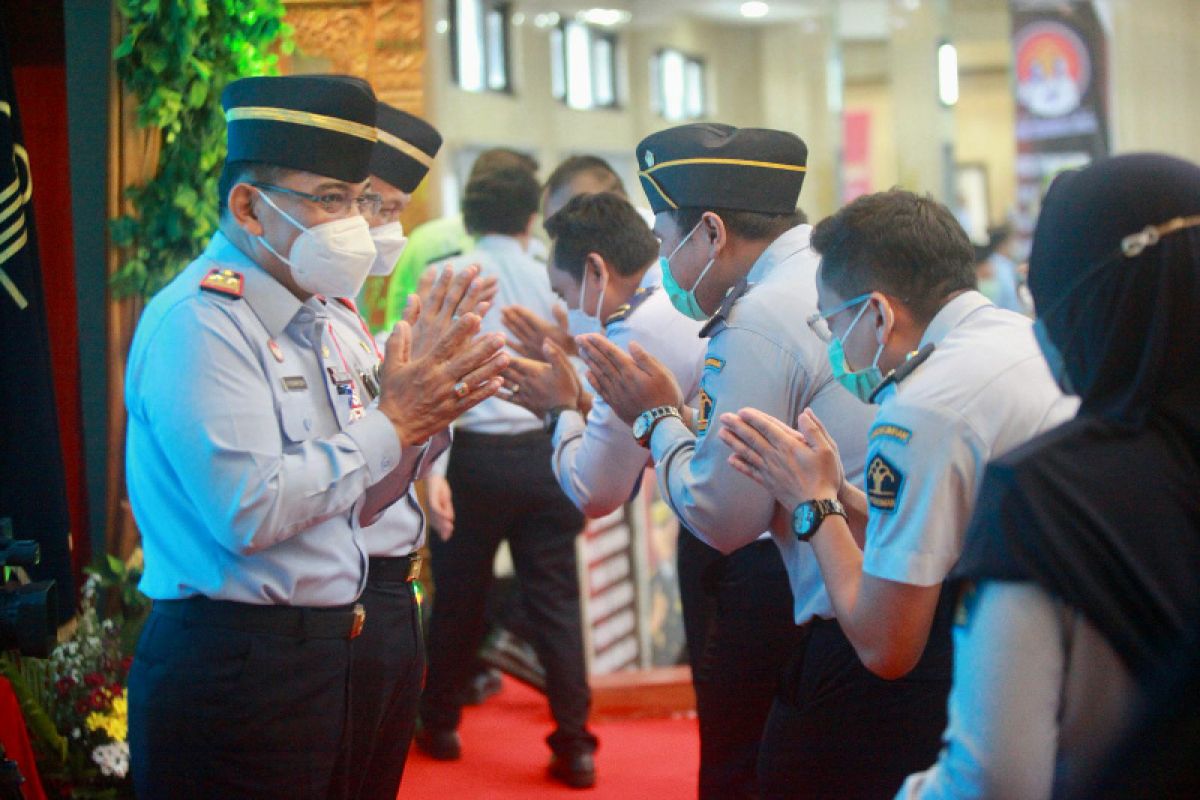 Halal Bihalal, Kakanwil Kemenkumham Jateng ajak saling memaafkan