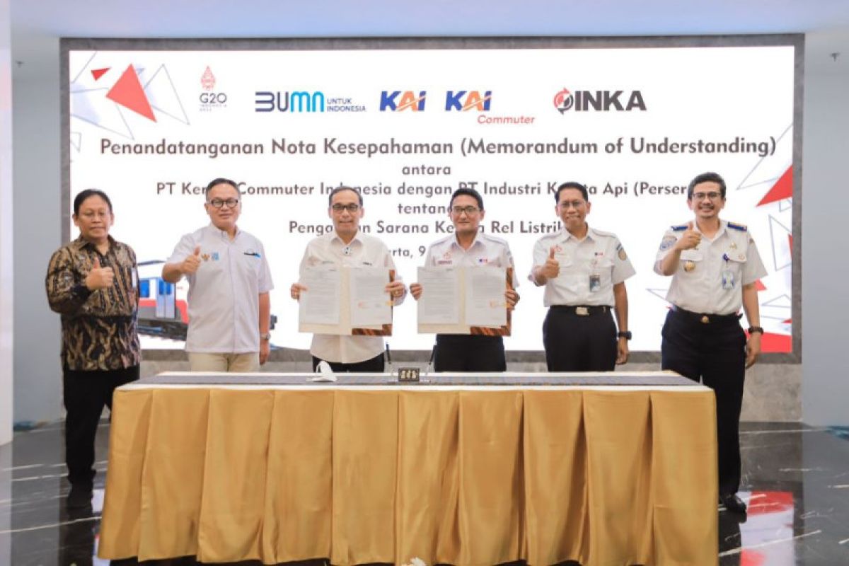 INKA dan KAI Commuter tanda tangani kerja sama pengadaan KRL