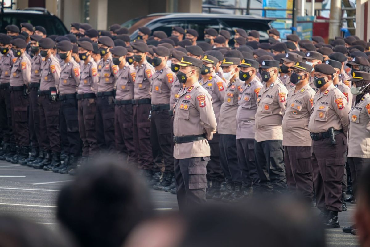 Kepala Polda Malut cek kekuatan personil usai cuti Lebaran