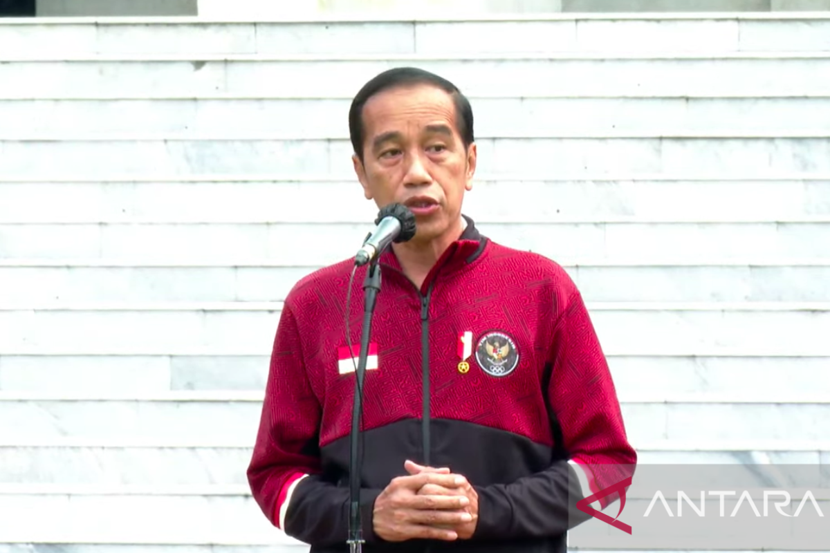 Presiden Jokowi resmi memberangkatkan Tim Indonesia ke SEA Games Vietnam