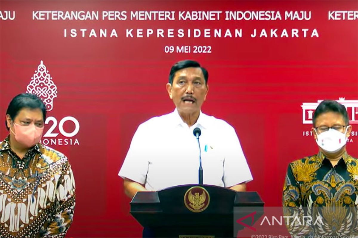 Menko Luhut tegaskan PPKM di Jawa-Bali masih berlaku