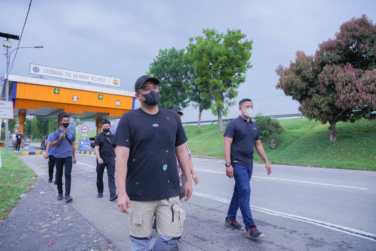 Pemkot  Medan pasang pompa atasi banjir di pintu tol Bandar Selamat