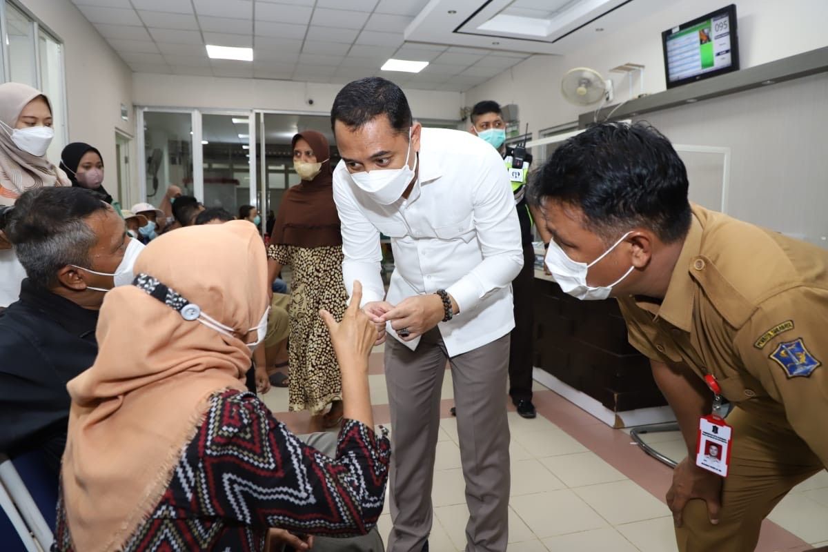 Eri Cahyadi inspeksi pelayanan kesehatan di RSUD Soewandhie