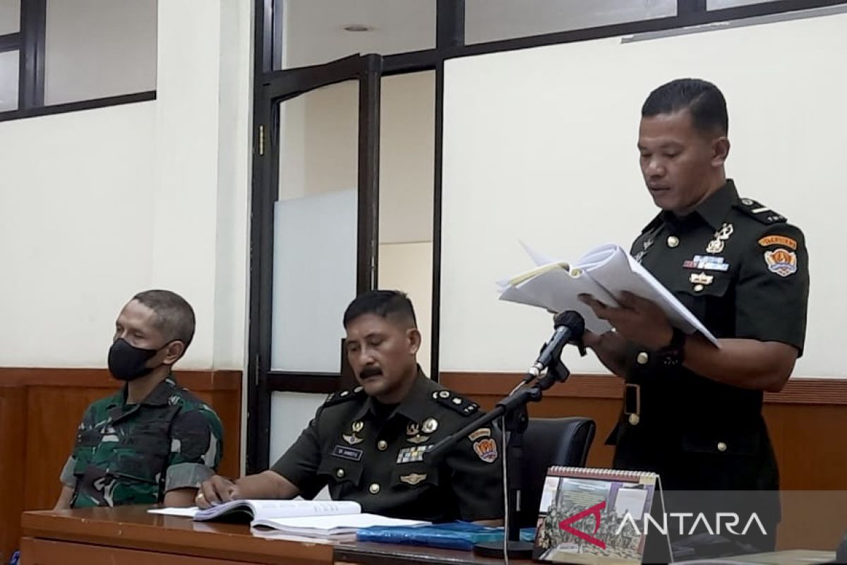 Kolonel Priyanto menolak dakwaan pembunuhan berencana Handi-Salsabila
