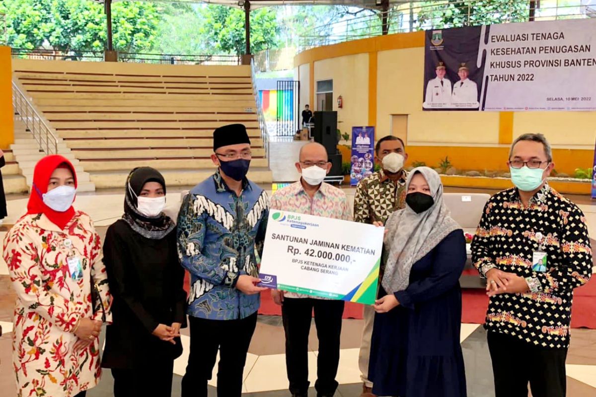 Wagub Banten apresiasi BPJAMSOSTEK lindungi pegawai Dinkes Banten