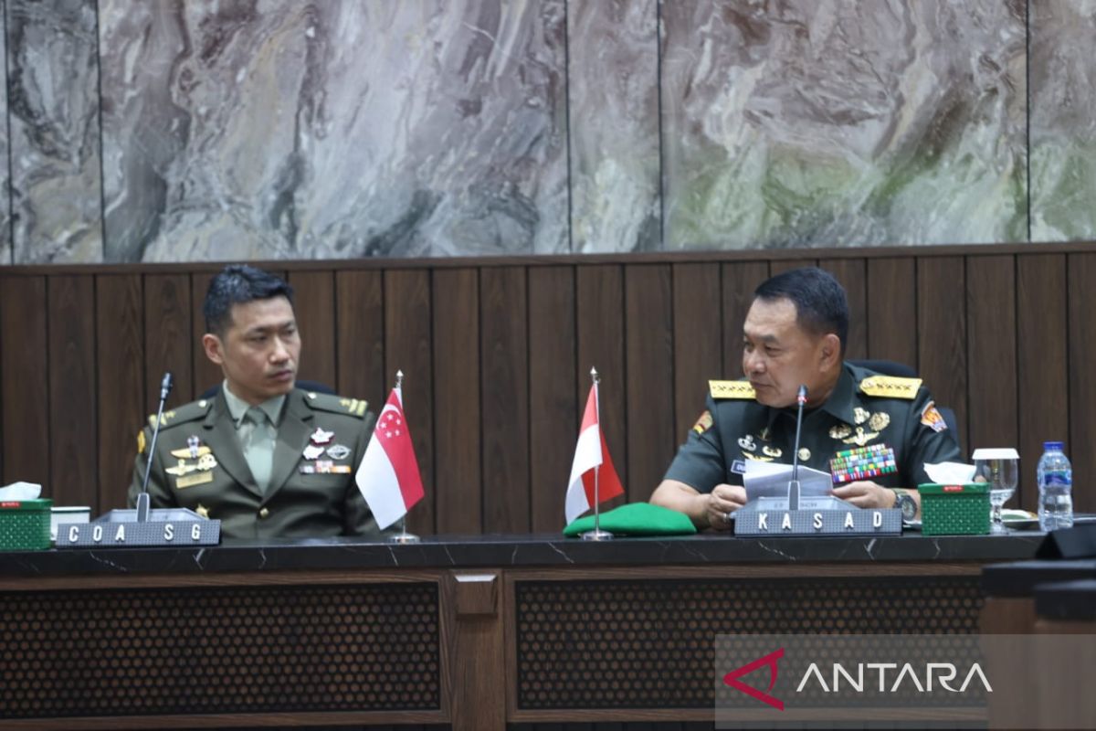Kasad apresiasi kerja sama erat dengan Angkatan Darat Singapura