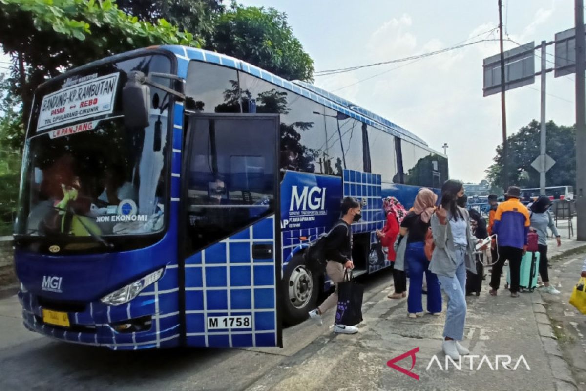 Arus balik di Terminal Kampung Rambutan diperkirakan hingga Kamis