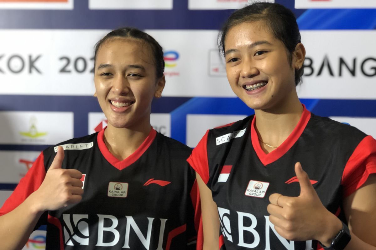 Piala Uber 2022 - Febriana/Amalia bawa Indonesia unggul 2-0 atas Jerman
