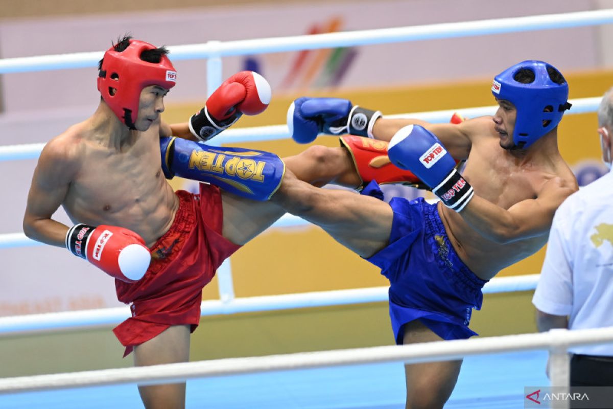 SEA Games Vietnam - Kickboxing Indonesia amankan dua tiket final