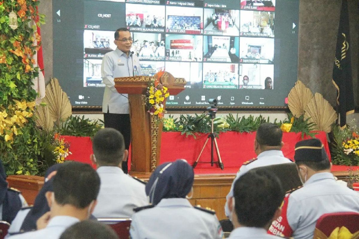 Halal bihalal, Kemenkumham kumpulkan kepala UPT se-Jateng