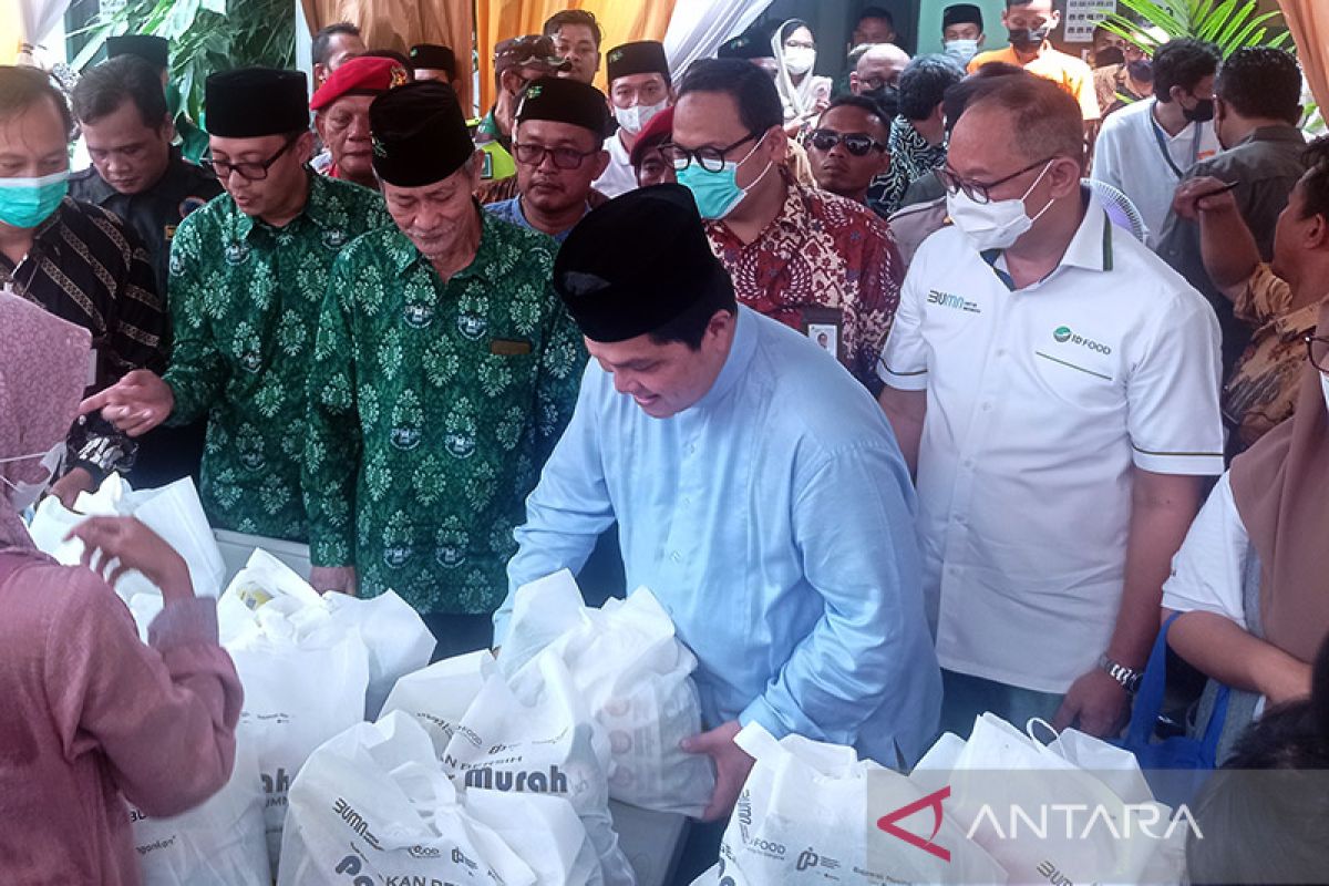 Menteri BUMN optimalkan operasi pasar penuhi ketersediaan pangan