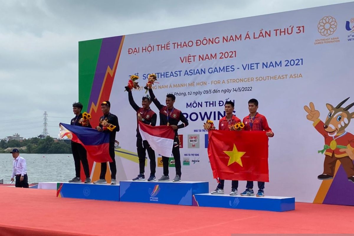 SEA Games Vietnam: Dayung sumbang emas pertama bagi Indonesia