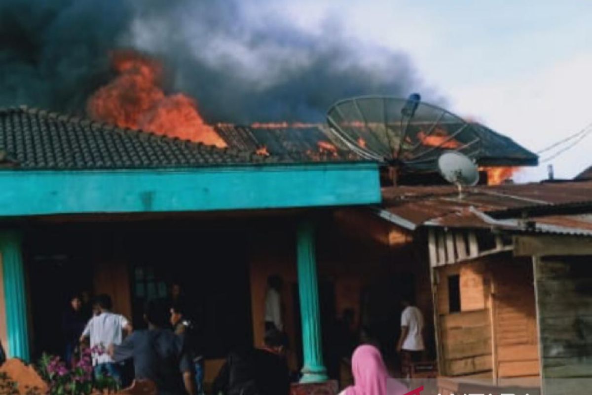 Empat unit rumah warga Bener Meriah terbakar