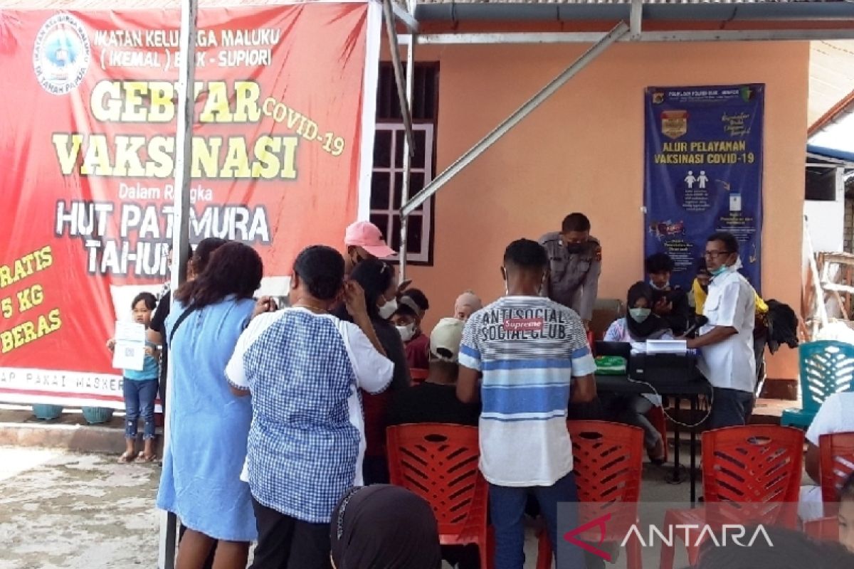 Ikemal  Biak-Supiori gandeng Polres  gelar vaksinasi COVID-19