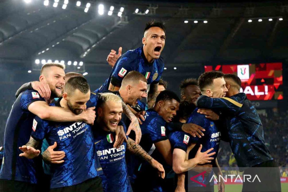 Inter Milan juara Piala Italia 2021/22