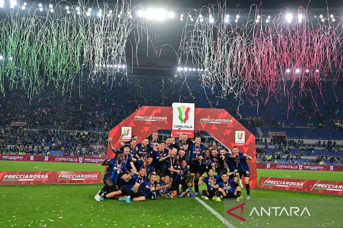 Menang 4-2 atas Juventus, Inter Milan juara Piala Italia 2021/22