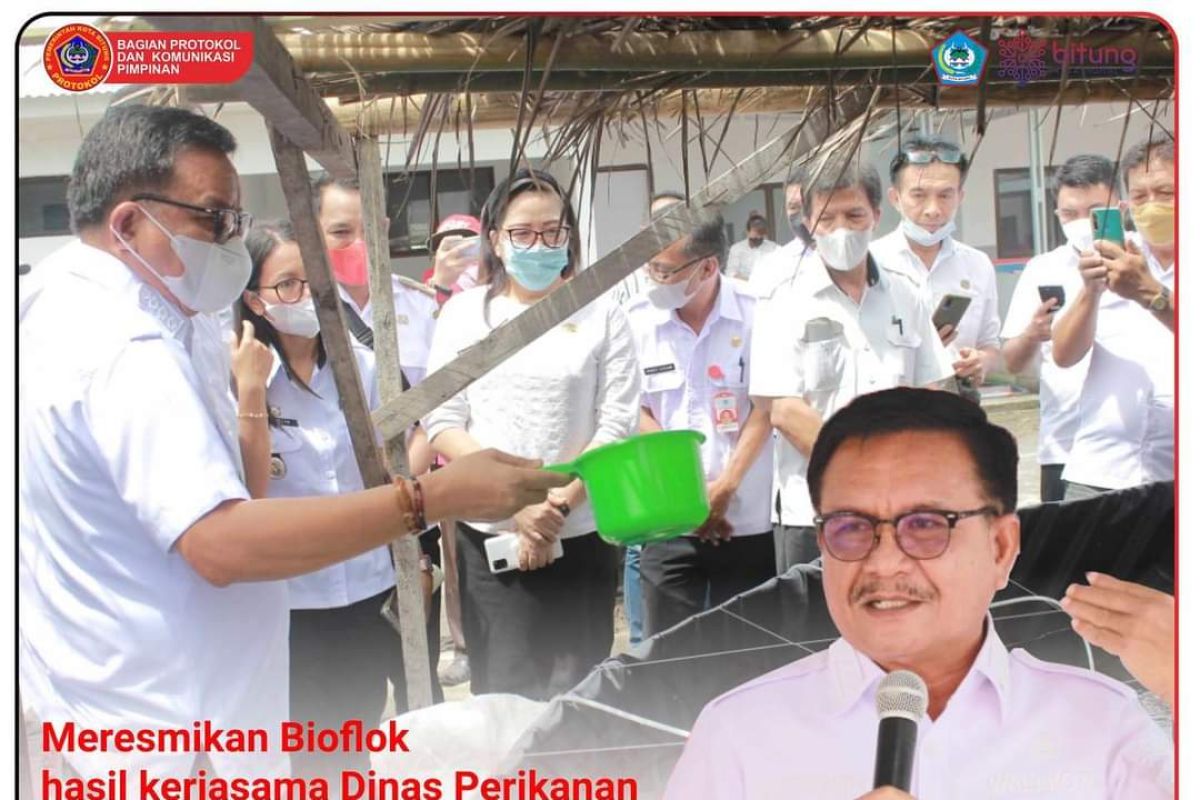 Pemkot Bitung dukung pelaku  UMKM manfaatkan bioflok