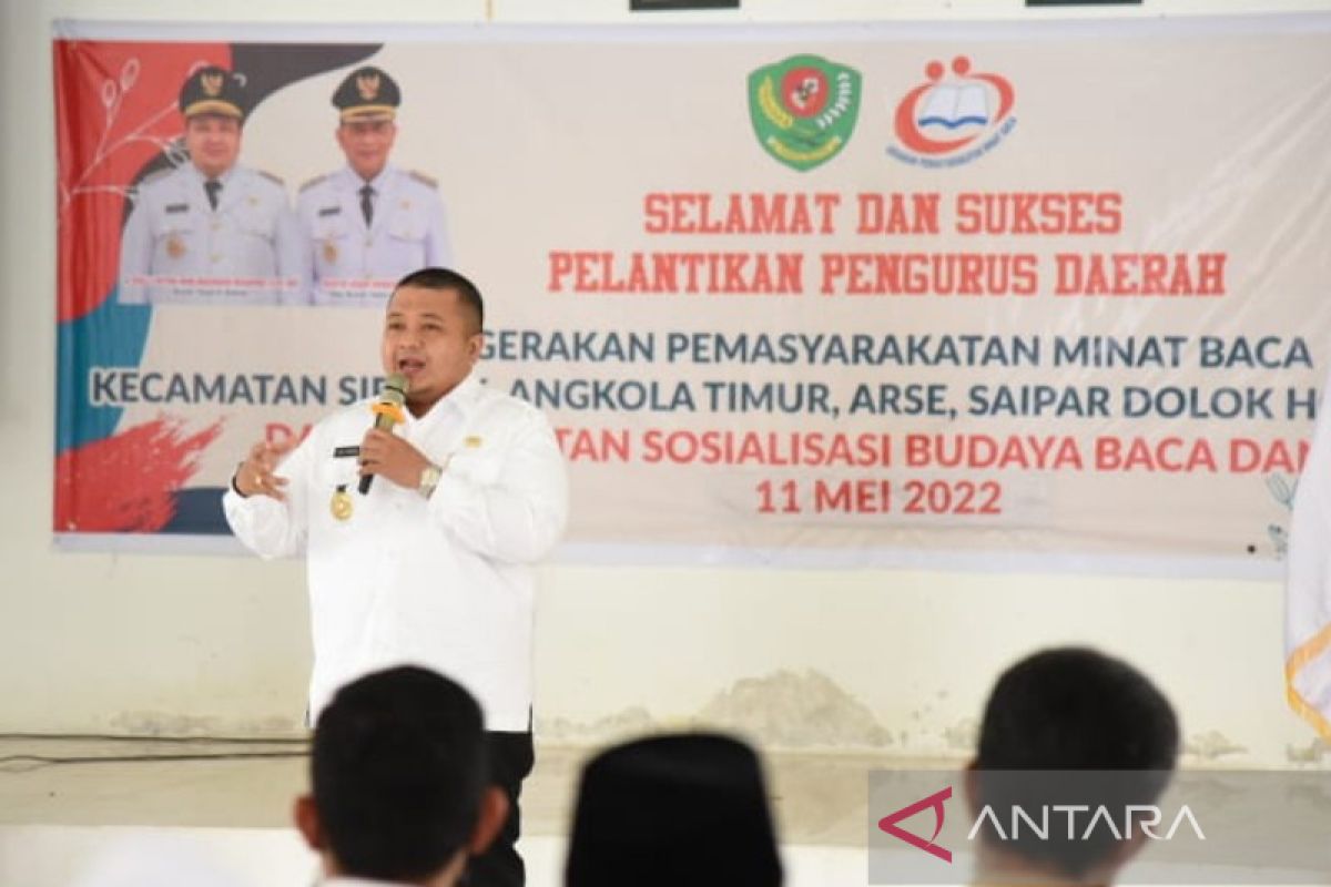 Bupati Tapsel lantik pengurus kecamatan GPMB periode 2022-2025