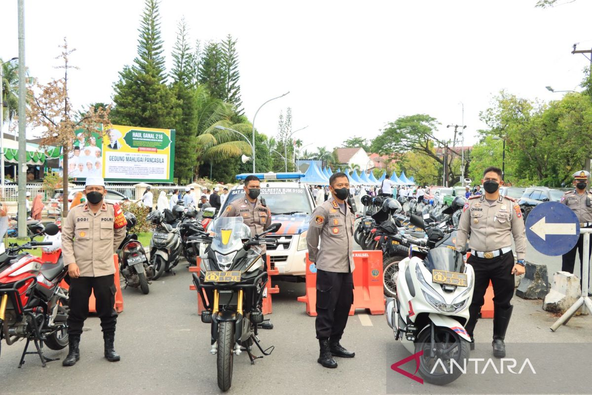 Polresta Banjarmasin berikan pelayanan Presisi amankan haul ke-216 Datu Kelampayan