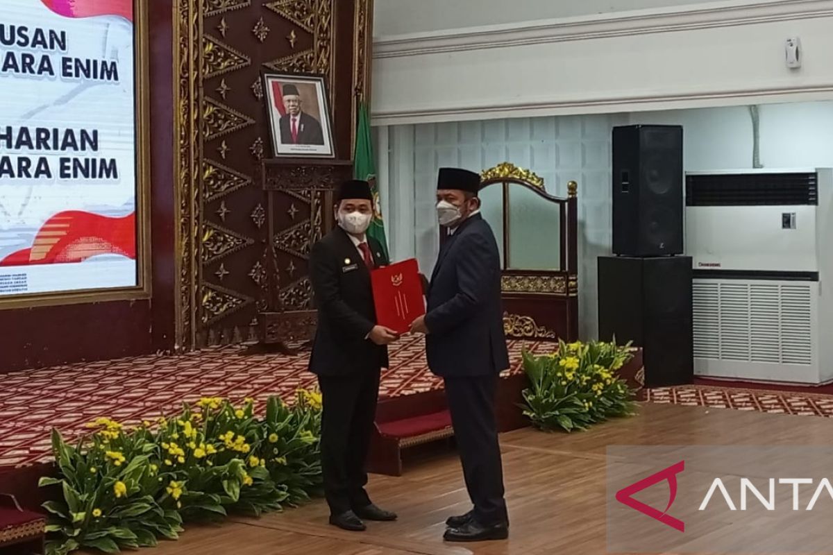 Gubernur Sumsel tunjuk Kurniawan sebagai PLH  Bupati Muara Enim