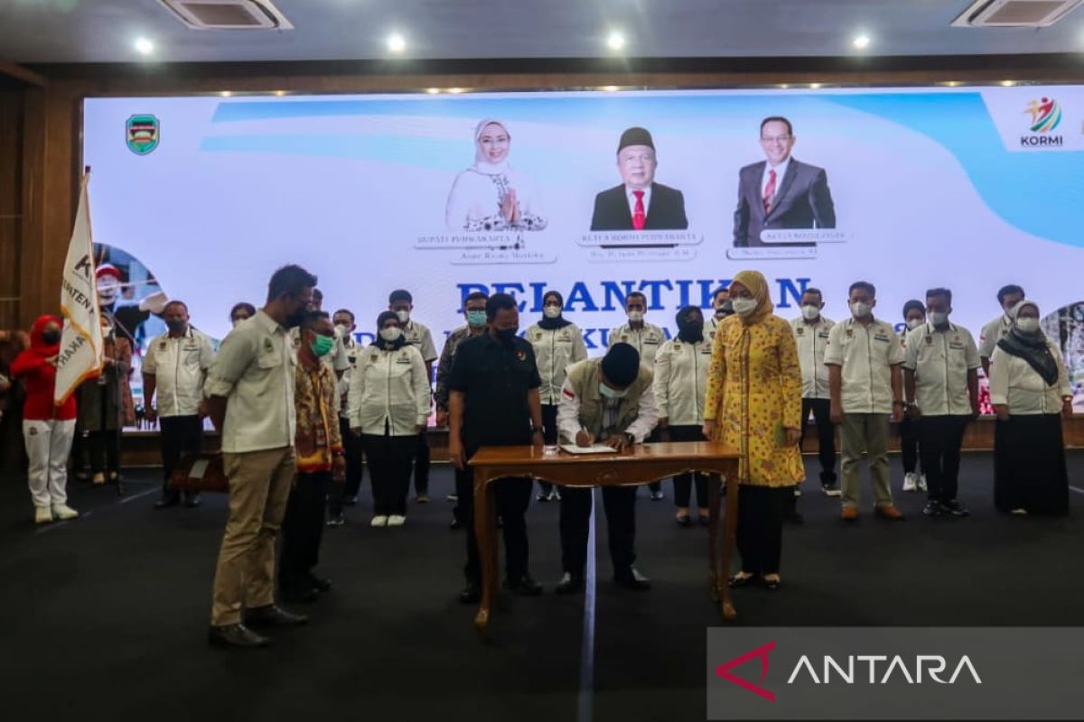 Bupati Purwakarta lantik pengurus KORMI