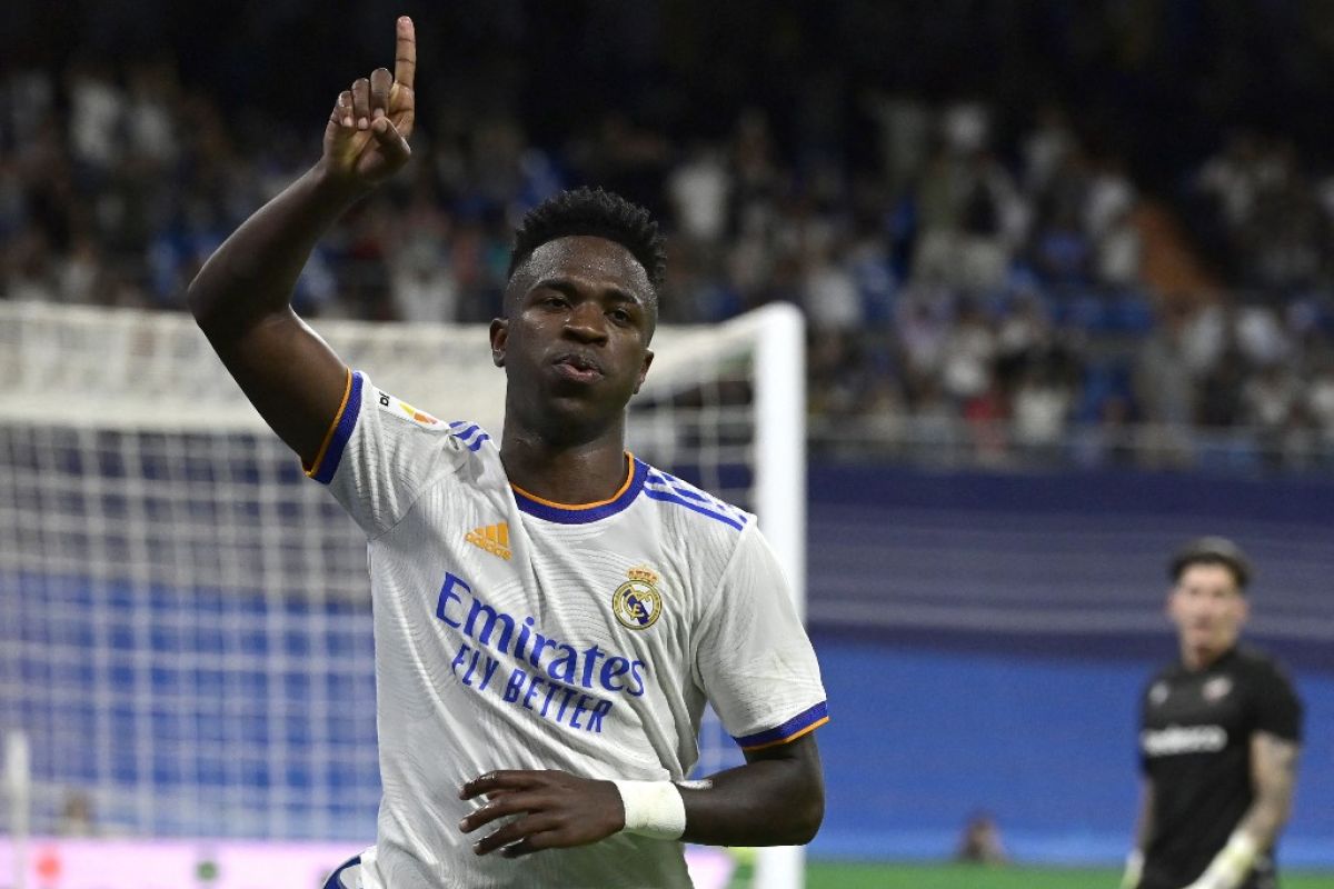 "Hattrick" Vinicius Junior warnai  kemenangan 6-0 Madrid atas Levante