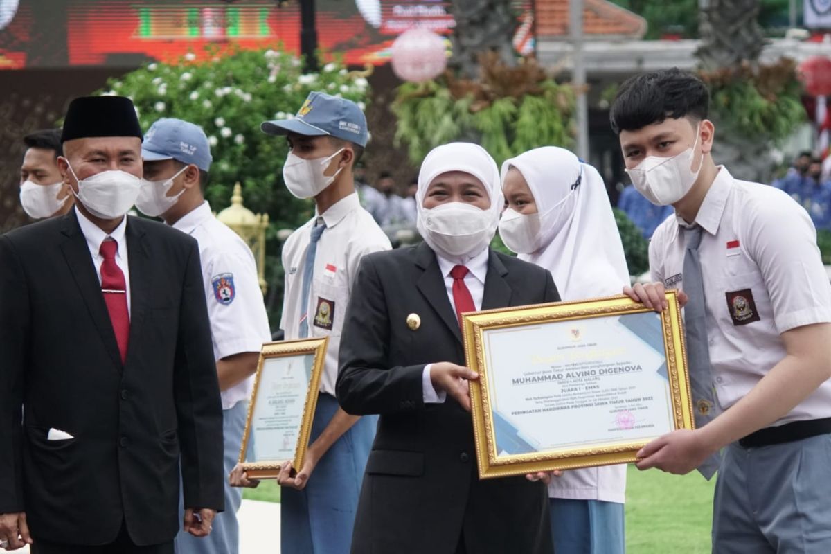 Gubernur Jatim: Hardiknas momentum jaga komitmen cetak SDM unggul