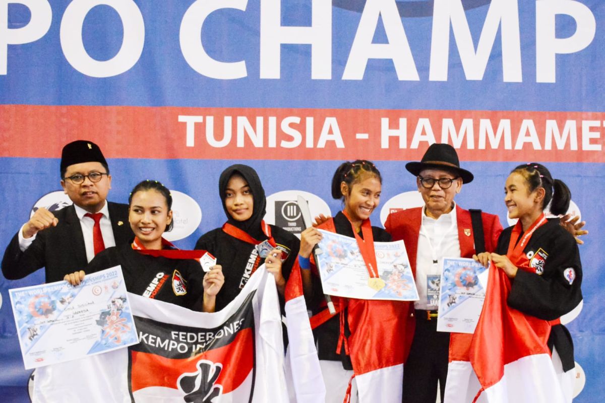Atlet Indonesia raih 6 emas di kejuaraan Kempo di Tunisia