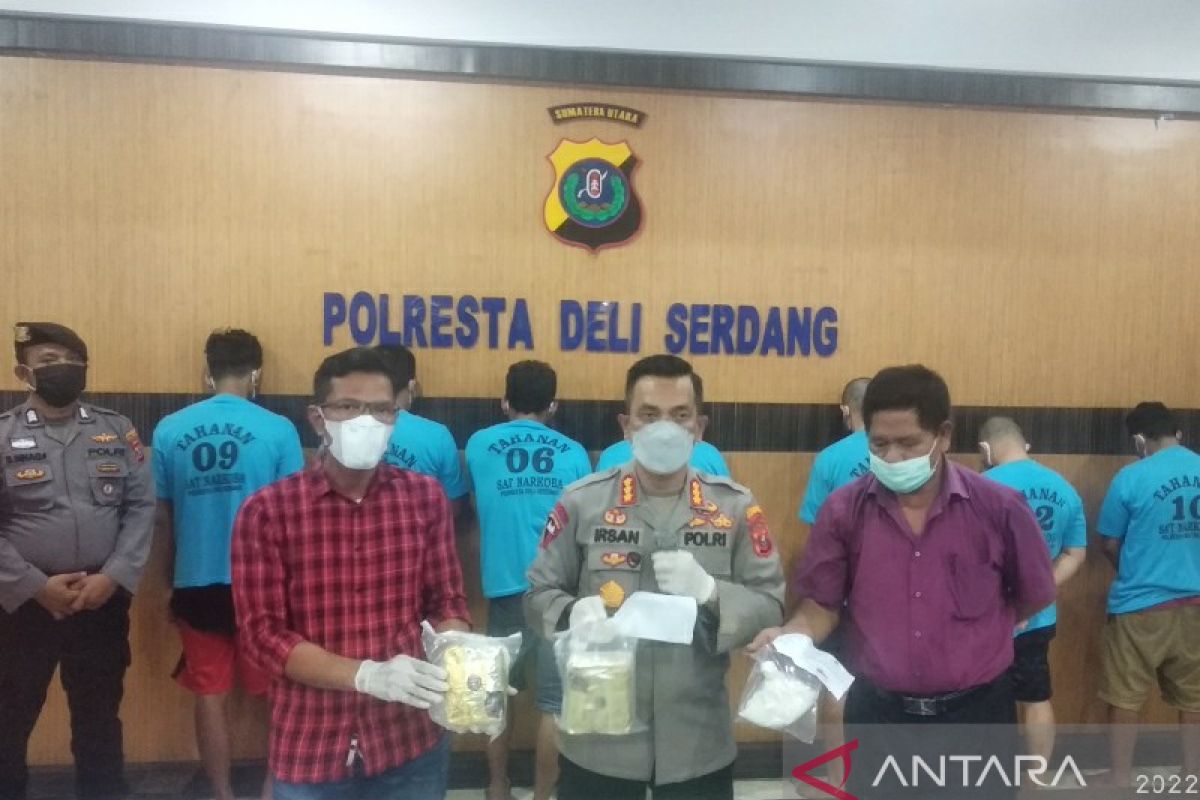 Tiga pelaku narkotika jaringan antarprovinsi ditangkap, Polisi sita 2,3 kilogram sabu