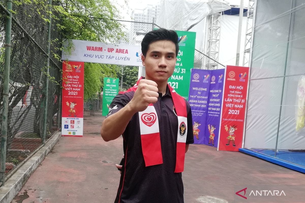 Atlet wushu Naro Siregar  ingin main lebih tenang