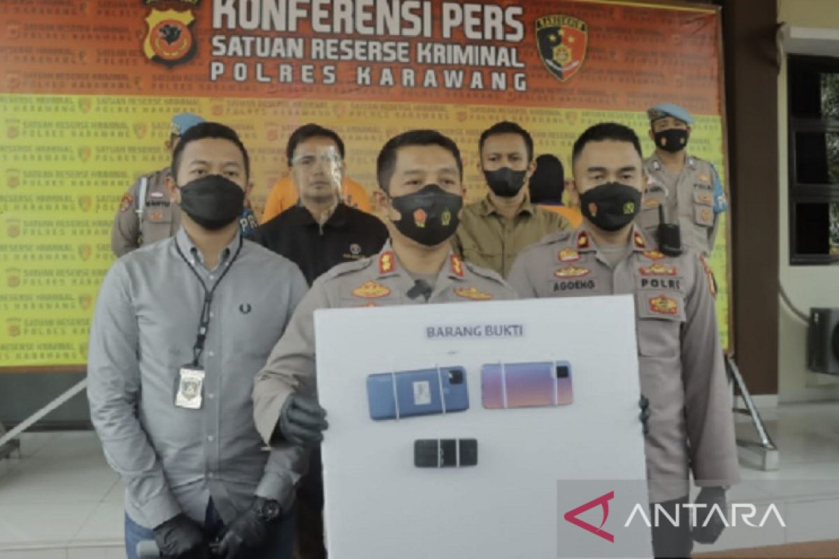 Polres Karawang umumkan pengungkapan kasus penjambretan pemudik