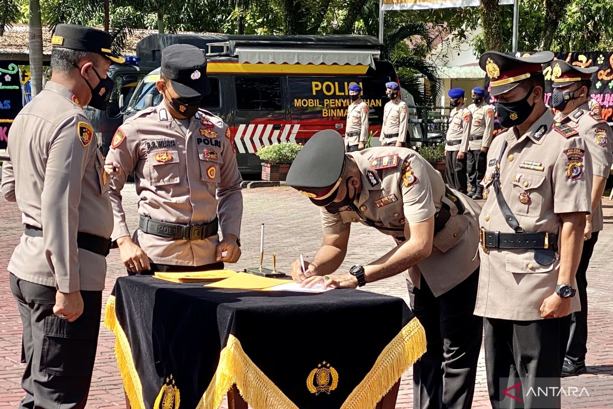 12 perwira Polres Aceh Barat dipromosi ke jabatan baru, siapa saja?