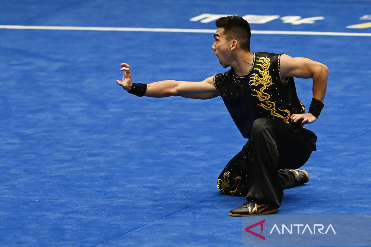 Haris Horatius raih perak kedua Indonesia untuk wushu di Kamboja