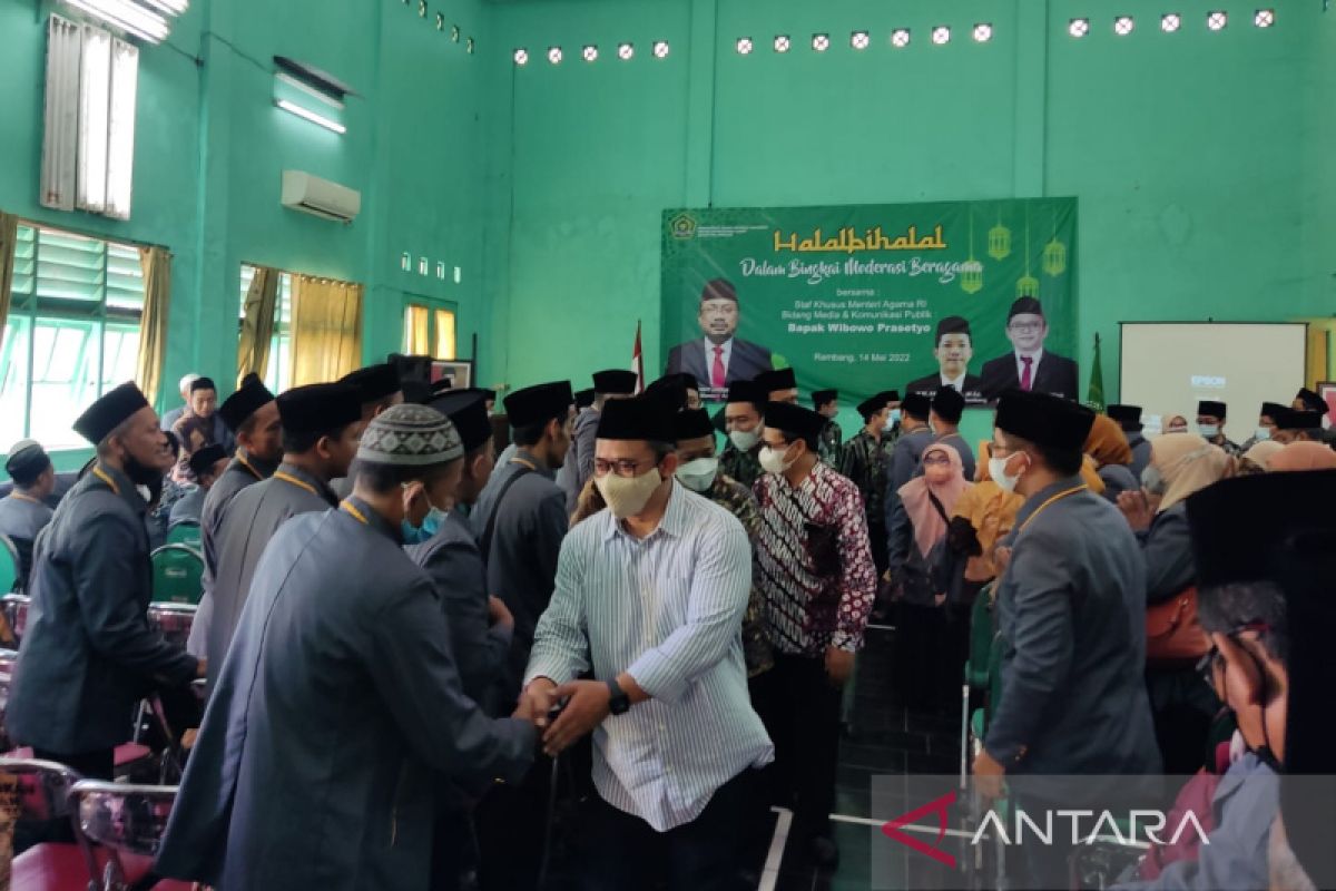 Stafsus Menag: Halalbihalal merupakan tradisi penguat moderasi