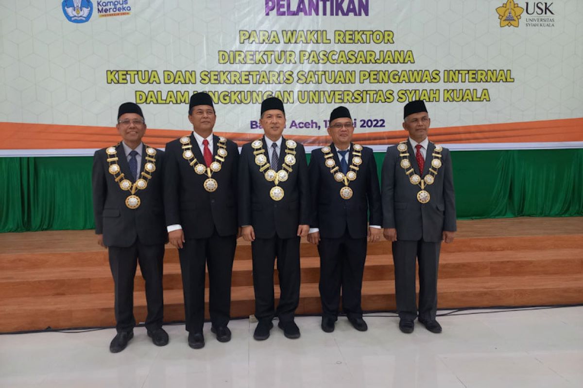 Empat Wakil Rektor USK dilantik