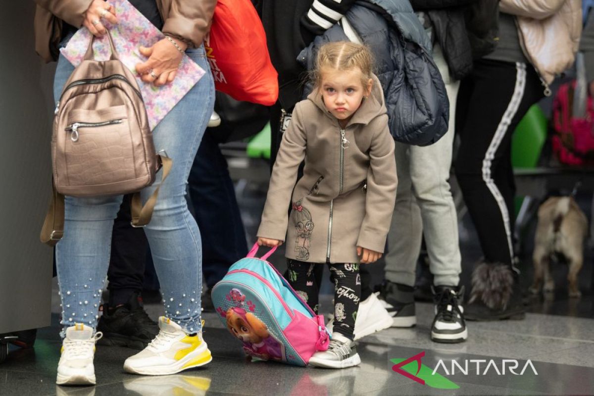 Ratusan ribu pengungsi Ukraina terdaftar di Jerman, 40 persen anak di bawah umur