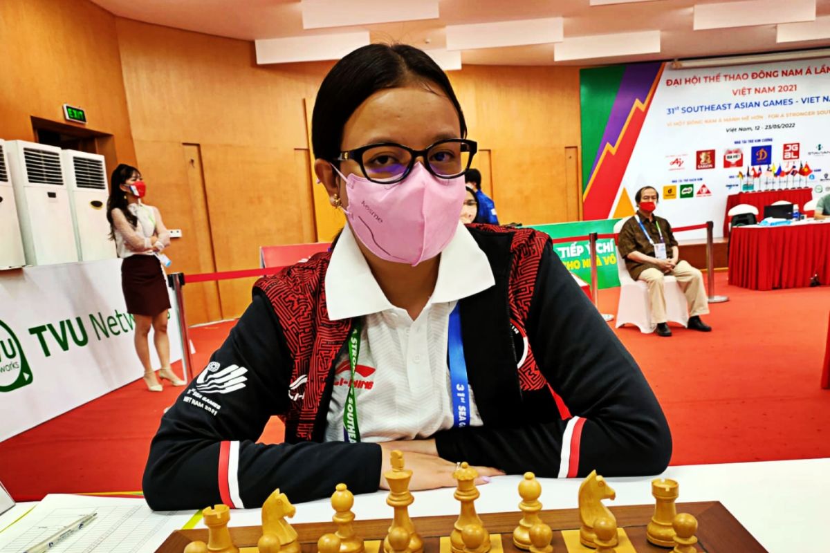 SEA Games Vietnam - Dewi Citra pastikan raih emas nomor catur standar putri