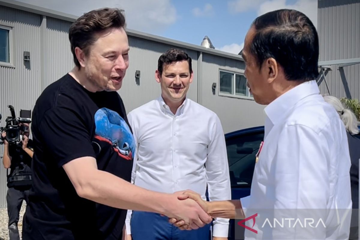 Jokowi puji Elon Musk superjenius untuk urusan teknologi