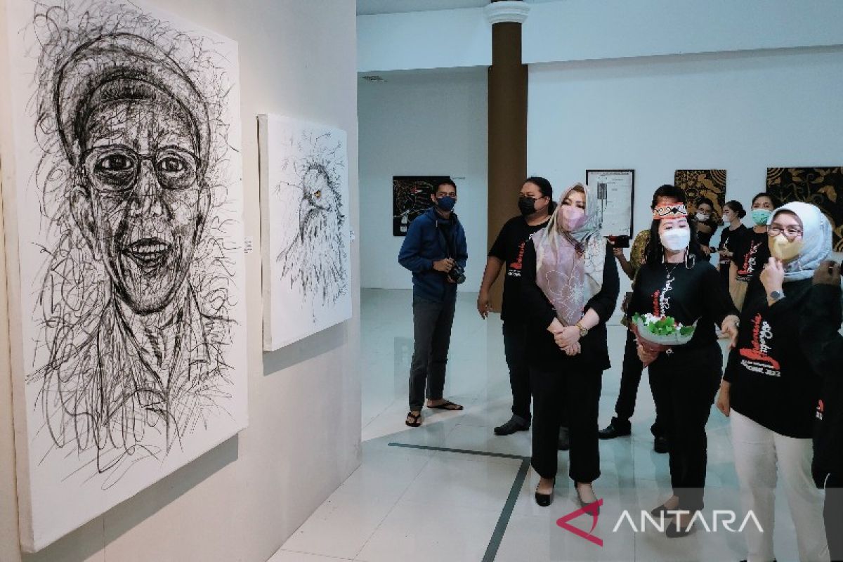 "Borneo dalam Drawing" perkenalkan karya-karya terbaik perupa Kalteng