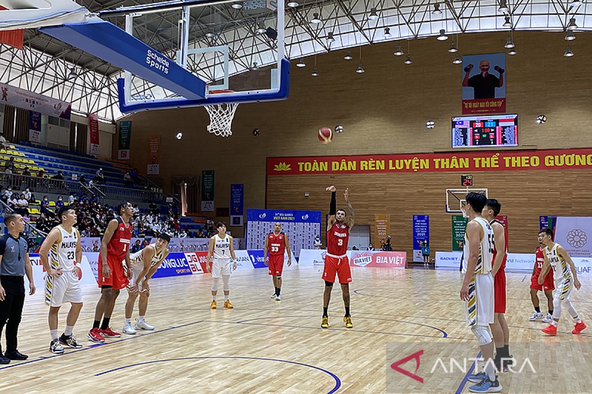 Timnas basket catatkan kemenangan keempat beruntun kalahkan Singapura